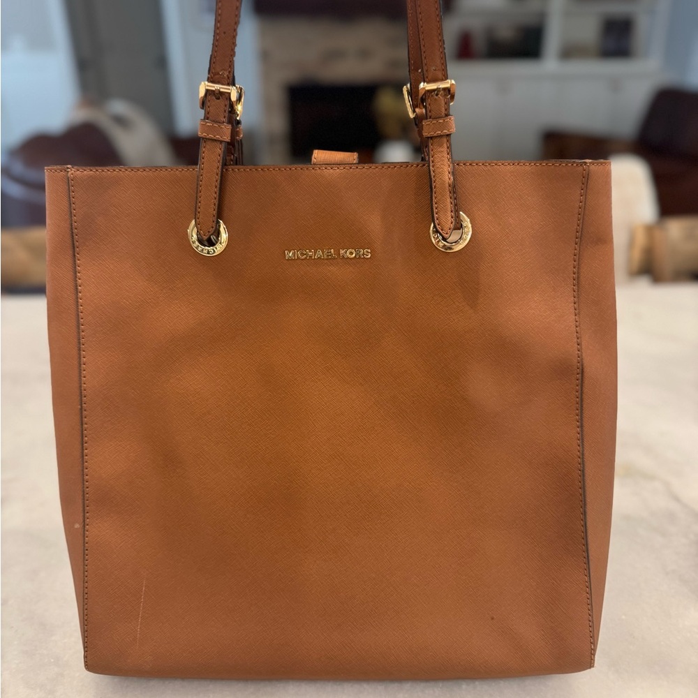Michael Kors Tan Leather Tote